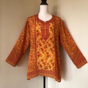 Beautiful BIBA Silk Indian Blouse